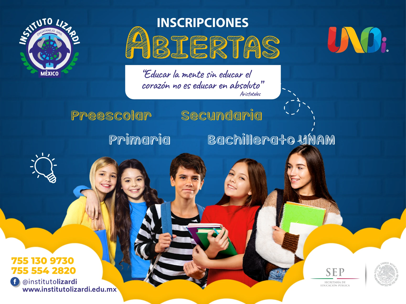  instituto Lizardi inscripciones