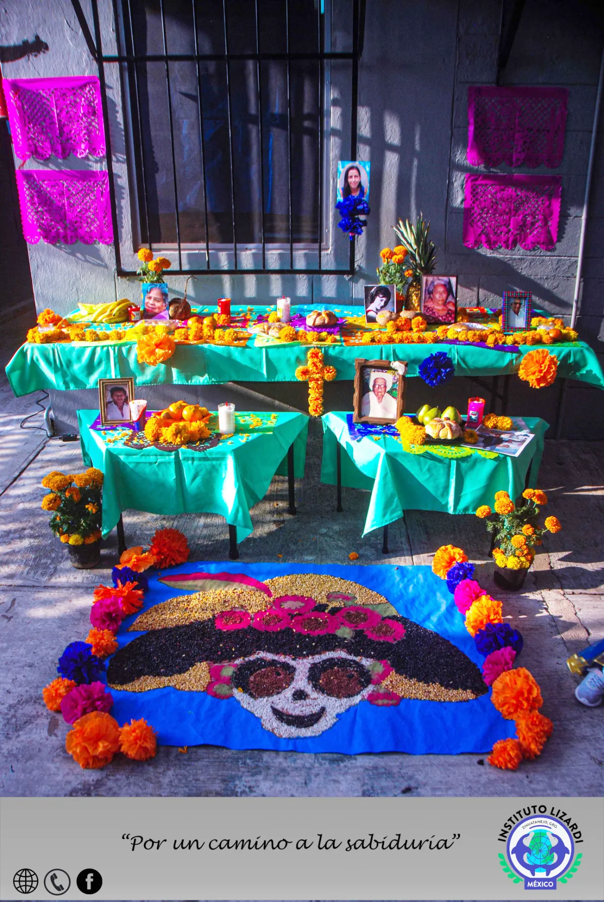 Día de muertos y halloween Instituto Lizardi