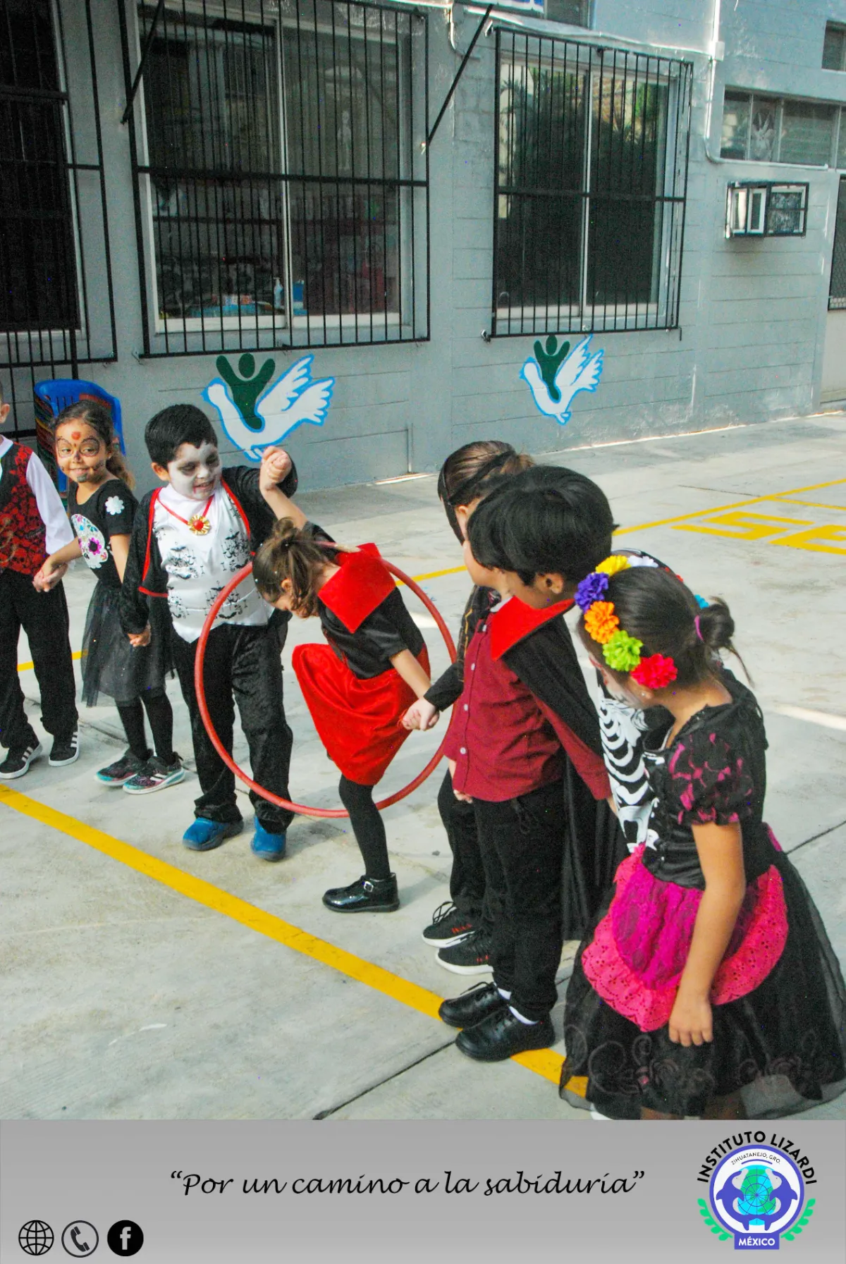 Día de muertos y halloween Instituto Lizardi