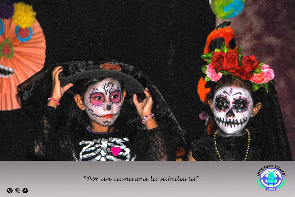 Día de muertos y halloween Instituto Lizardi