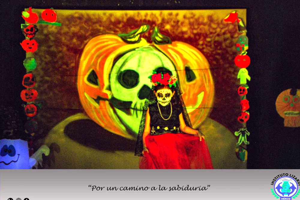 Día de muertos y halloween Instituto Lizardi