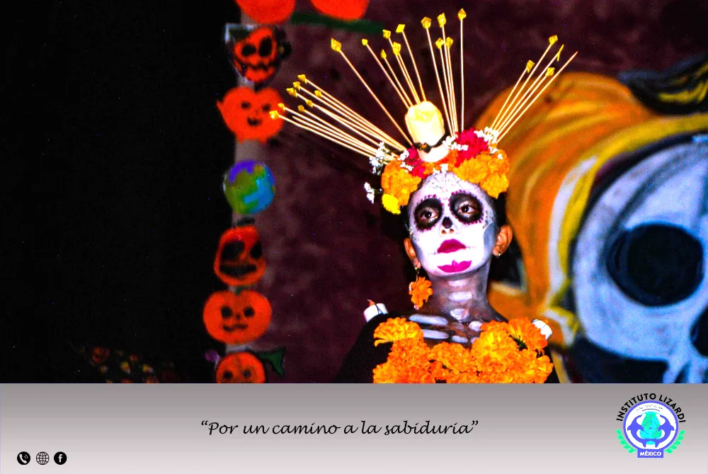 Día de muertos y halloween Instituto Lizardi